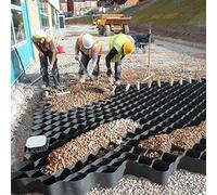 Griglie per pavimentazione a nido d'ape, stabilizzatore in plastica per pavimentazione permeabile, ogrid da 5 cm per fattorie equestri, parcheggi per camper, vialetti stabili e soluzioni per vialetti