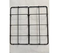 GRIGLIE PER PIANO COTTURA E CUCINE A GAS SMALTATE COMPATIBILI CON SMEG NERE LUCIDE COMPLETE DI GOMMINI ANTISCIVOLO ANTIGRAFFIO (P5352P)