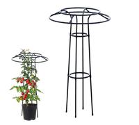 Griglie per piante rampicanti, struttura per fiori con altezza regolabile | Griglia per tralicci altamente resistente a forma di ombrello, per giardino, serra, balcone, terrazza e aiuole