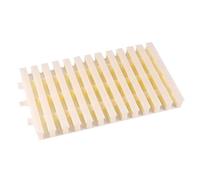 Griglie per piscine in plastica ABS di alta qualità, 8 pezzi, 25 x 100 cm, coperture per scarichi per piscine interne/esterne, strisce efficaci per troppopieno, ideali per l'acqua