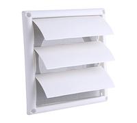 Griglie per Prese d'Aria Griglia Filtro da Parete a soffitto Bianco Presa d'Aria in Materiale plastico Ventilazione Quadrata Griglia di aerazione(20 x 20 cm)