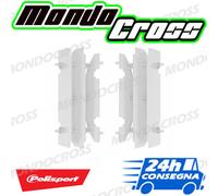 Griglie protezione radiatori Bianco SUZUKI RM 250 1998 (98)