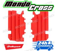 Griglie protezione radiatori Rosso cr04 HONDA CR 125 2001 (01)