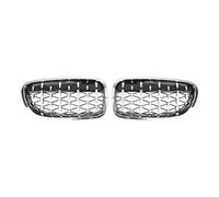 Griglie radiatore anteriore Per BMW F10 F11 F18 Serie 5 2010-2016 Griglia Per Rene Per Auto Diamond Black Racing Grill(Sliver)
