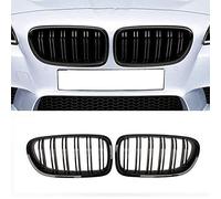 Griglie radiatore anteriori per auto Griglia A Doppio Rene Per Paraurti Anteriore Nero Lucido Per BMW Serie 5 F10 F18 2010-2015