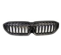 Griglie radiatore anteriori per auto Griglia Anteriore A Doppio Rene Per BMW Serie 3 330i G20 G21 2019-2022 Senza Foro Per Telecamera, Nera, Prestazioni