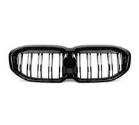 Griglie radiatore anteriori per auto Griglia Anteriore Per Auto Per BMW Serie 1 F40 118i 128ti 2020-2021, Griglia Da Corsa A Doppio Rene Con Stecca Singola E Doppia Per Paraurti E Cofano.