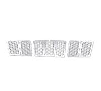 Griglie radiatore anteriori per auto Inserto Per Griglia Del Radiatore, Copertura Decorativa In Rete A Nido D'ape Per Paraurti Anteriore Per Jeep Per Grand 2014-2016(B chrome)