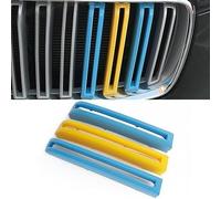 Griglie radiatore anteriori per auto Striscia Di Finitura Per Griglia Radiatore Auto Per Volvo Per Xc90 2016-2019, Accessorio Di Modifica Esterna Per Griglia In ABS Tricolore 3D