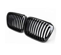 Griglie Radiatori a doppio rene frontali Per BMW E46 4 Porte 1998 1999 2000 2001 Griglia Anteriore A Doppio Rene Nera Lucida Con Stile A Lamelle(Gloss black)