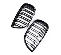 Griglie Radiatori a doppio rene frontali Per BMW Serie 1 E81 E82 E88 E87 2004-2011 Griglia Di Copertura Nera Lucida A Doppia Stecca, Parte Esterna(Dual Matte Black)