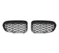 Griglie Radiatori Anteriore Rene Griglia Griglia Per BMW Serie 1 F52 118i 120i 2018-2021 Diamante Stile Auto Paraurti Superiore Cofano Copertura Maglia Griglia
