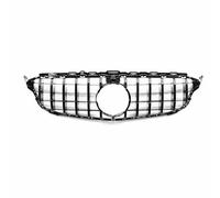Griglie Radiatori Per Mercedes Per Benz Per Classe C W205 2015 2016 2017 2018 Per GT Griglia Anteriore Per Auto Griglie Da Corsa Maglia Superiore Cofano(Nero)