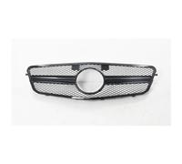 Griglie Radiatori Per Mercedes Per Benz W212 Per Classe E 2009-2013 Sostituzione Della Griglia Anteriore Dell'auto Griglia Da Corsa In Rete Per Cofano Paraurti Superiore(Nero)
