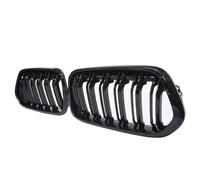 Griglie Radiatori Una Coppia Di Griglie Anteriori Per Paraurti Per BMW X2 F39 2018-2021 Racing Grill Gloss Black ABS Double Line