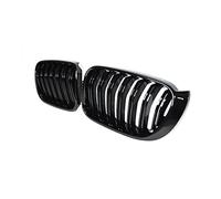 Griglie Radiatori Una Coppia Rene Anteriori Per Auto Griglie Radiatore Stile Diamante Per BMW F25 F26 X3 X4 2014-2017 Car Styling(2 Line Gloss Black)
