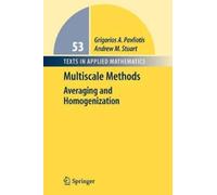 Grigoris Pavliotis Andrew Stuart Multiscale Methods (Tascabile)
