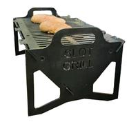 Grill A Carbone Barbecue, Griglia Esterna Portatile, Rack BBQ Compatto, Superficie Antiaderente, Telaio In Metallo Resistente Al Calore, 1 Pezzo, Ottimo Per La Cottura Di Gruppo