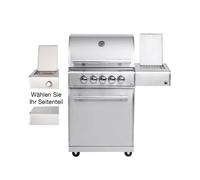 Grill a Gas Modular-Top-Line-All' Grill ' Chef " M " Con 3 Bruciatori 17,2 Kw
