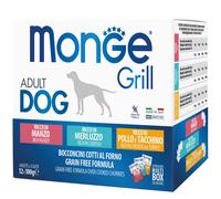 Monge Grill Multibox Adult Manzo-merluzzo-pollo 12x100 G