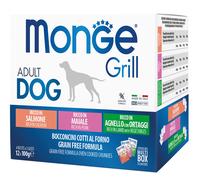 Grill Adult Multibox Mix Salmone - Maiale - Agnello - 12Xda 100 Gr.