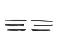Grill Anteriore Griglia Centrale Per Paraurti Anteriore Per VW Per Tiguan MK2 2016 2017 2018 2019 2020 2021, Modanature, Strisce Di Copertura Griglie Di Anteriore(Glossy Black)