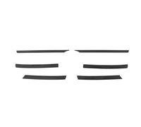 Grill Anteriore Per VW Per Tiguan MK2 2017 2018 2019 2020 2021, Griglia Centrale, Modanatura Strisce Copertura, Modanatura Per Paraurti Anteriore Auto Griglie Di Anteriore(Nero opaco)