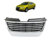 Grill Anteriore Wabengitter Nero Cromato Per VW Passat 3C 04.05- Senza Modelli