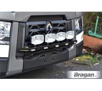 Grill Bar E + Jumbo LED + LED x5 Per Renault T Range Long Haul BLACK