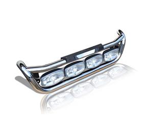Grill Bar + Jumbo LED Spots + Step Pads + LEDs Per Scania P G R6 Serie 2009+