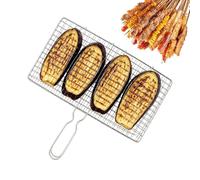 Grill Basket per Verdure Griglia in Acciaio Grande per Cottura