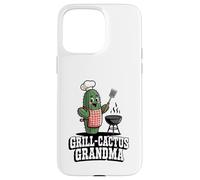 Grill Cactus Nonna Divertente BBQ Nana Cottura Custodia per iPhone 15 Pro Max