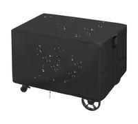 Grill Cart Cover, BBQ Grills Cart Dust Protector, Waterproof Oxford Fabric, Durable Weather-Resistant Cloth, Outdoor Shield for Lawn Barbecues, Deck, and Beach Cooking, 51.18x25.2x31.1 inches,