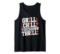 Grill Chill Touchdown Thrill Autunno Autunno Calcio Canotta