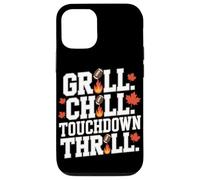 Grill Chill Touchdown Thrill Autunno Autunno Calcio Custodia per iPhone 12/12 Pro