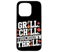 Grill Chill Touchdown Thrill Autunno Autunno Calcio Custodia per iPhone 15 Pro