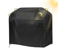 Grill Cover - Adjustable Fade Resistant Portable Blanket, Lightweight Shield with Secure Fastening & Weather Guard Features for Patio Camp Home Kitchen Balconies Courtyard Fire Family