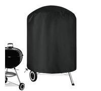 Grill Cover, Charcoal Protector, Waterproof Round BBQ Shield with Adjustable Strap, Heavy Duty Oxford Fabric for Outdoors, Patio, Family Gatherings, Neighbors, Friends, Camping, Backyard Use