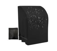 Grill Cover on Outdoor Barbecue, Heavy-Duty All-Weather Protective Shield, Ergonomic Waterproof Camping Accessory for Picnic Hiking Backpacking Travel and Cooking