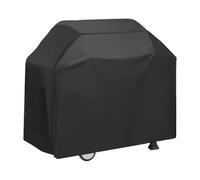 Grill Cover, Outdoor Barbecue Protector, Waterproof Anti UV Shield, Heavy Duty Material, Weather Resistant Design, for Cooking Equipment, Camping, Backyard, 67 and 57" Black