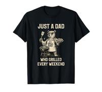 Grill Dad Bear BBQ Funny Father’s Maglietta