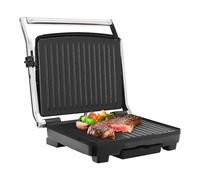 Grill elettrico a contatto, 2000W, piastra da 33x33 cm, rivestimento antiaderente, intervallo di temperatura 100-250°C