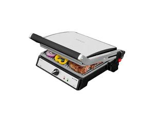 Grill elettrico Cecotec Rock'nGrill Multi 2400W - Grigio Acciaio - Nouvo