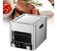 Grill Elettrico per bistecche, Forno da banco Portatile per Interni Senza Fumo, riscalda Fino a 800 ° F, griglia per Barbecue per Cucinare Il Pollo (A)