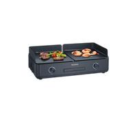 SEVERIN PG 8569 SUAVE Piastra per grigliare professionale extra large, Temperatura fino a 240°, Potenza 2.200 W