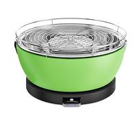 Feuerdesign Vesuvio Grill e Pinza per Barbecue, Diametro 33 cm, Acciaio Inossidabile, Verde