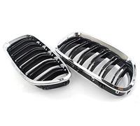 Grill frontale Chrome Telaio Esterno Car Styling Anteriore Rene Griglia Dual Stecca Griglia Per BMW F30 F35 E90 E91 E36 F10 F18 F06 F12 F22 F15 F16(F10F18 10-17)