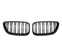Grill frontale Geetha 2pcs Auto Paraurti Anteriore Rene Griglia Per BMW Serie 2 F22 F23 F87 2014-2021 Doppie Linee Slat Griglie Lucido Opaco(Nero lucido)