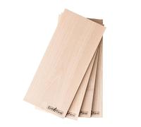 Grill Fürst Bastoncini di Assi in Cedro 29 x 13 x 1 cm - Tavole di incenso in Legno per Un Gusto Speciale alla griglia - Tavola Legno per Affumicare Carne Pesce Verdura - Set di 4