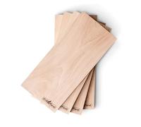 Grill Fürst Bastoncini di Assi in Legno di faggio 29 x 13 x 1 cm - Tavole di incenso in Legno per Un Gusto Speciale alla griglia - Tavola Legno per Affumicare Carne Pesce Verdura - Set di 4